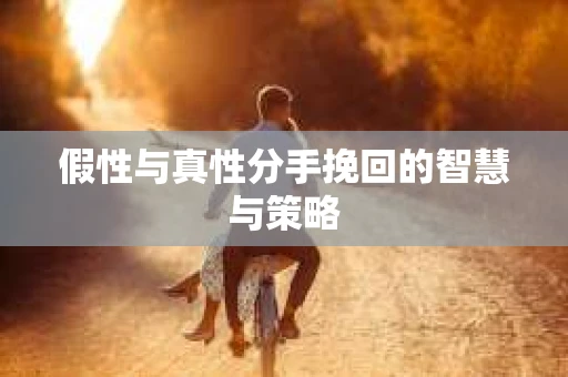 假性与真性分手挽回的智慧与策略