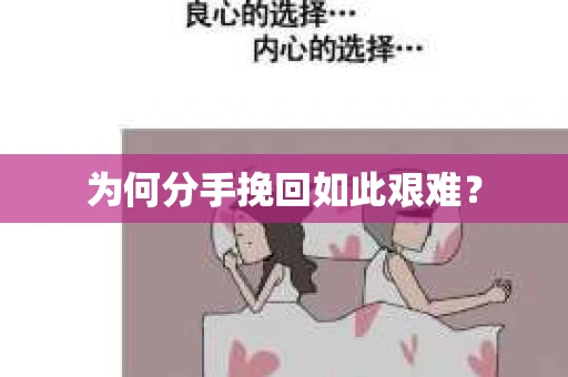 为何分手挽回如此艰难？
