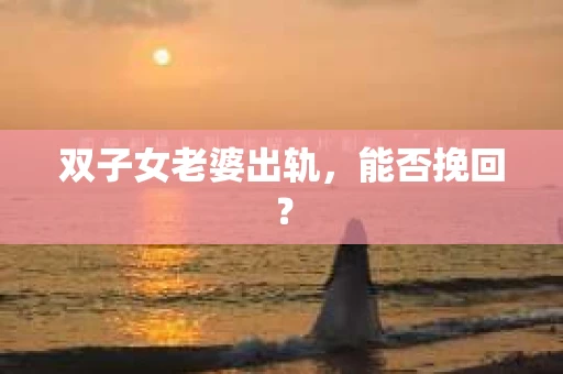 双子女老婆出轨，能否挽回？