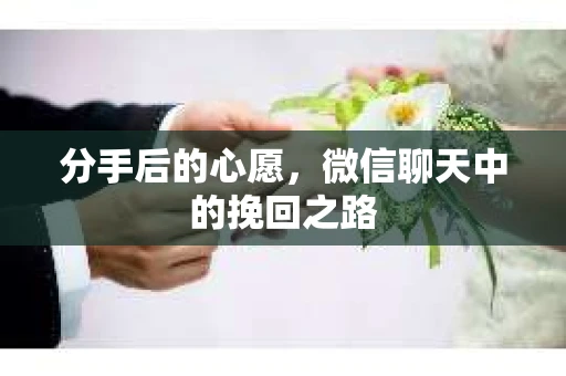 分手后的心愿，微信聊天中的挽回之路