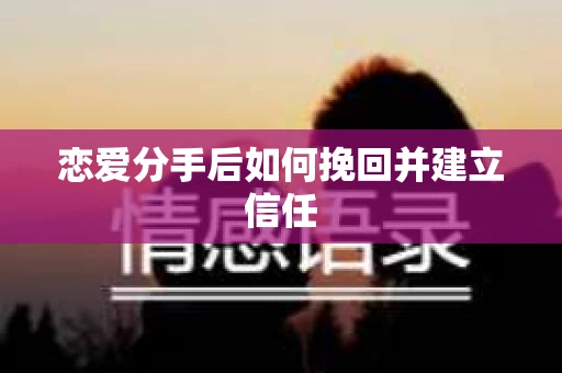 恋爱分手后如何挽回并建立信任
