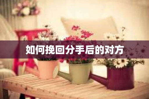 如何挽回分手后的对方