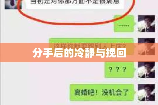 分手后的冷静与挽回 分手后的冷静与挽回