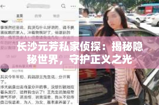 长沙元芳私家侦探：揭秘隐秘世界，守护正义之光