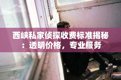 西峡私家侦探收费标准揭秘：透明价格，专业服务