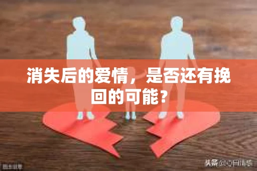 消失后的爱情，是否还有挽回的可能？