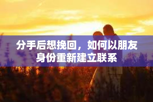 分手后想挽回，如何以朋友身份重新建立联系
